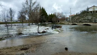 El río Ucero a su paso por Burgo de Osma. ICAL