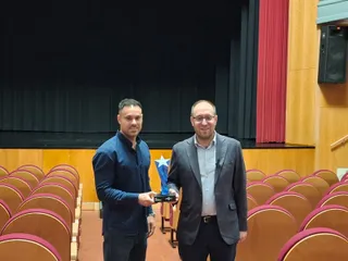 El alcalde, Marcos Iglesias, y el delegado de Deportes, Víctor Gómez anuncian la fecha de la Gala del Deporte 2025 | Ayuntamiento de Ciudad Rodrigo