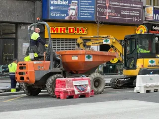 Obras en el paseo del Doctor Torres Villarroel. Foto S24H