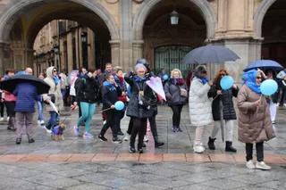 Caminata solidaria por la Diabetes salida de la Plaza Mayor7089