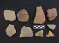 Hallan en Aldeatejada un silo con cerámicas hechas a mano, posiblemente pertenecientes a la Edad del Cobre
