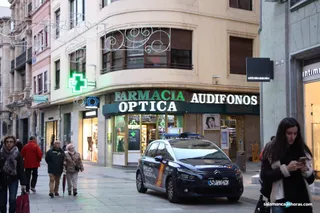 Policía Nacional en la calle Toro en una foto de archivo