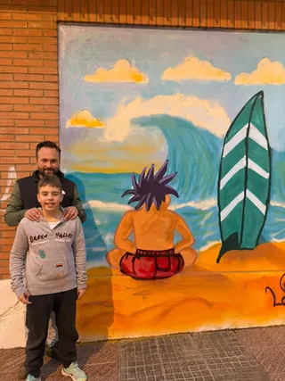 Mural de Los Días de Plata en Santa Marta de Tormes