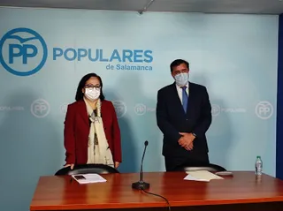 José Antonio Bermúdez de Castro y María Jesús Moro, diputados nacionales por Salamanca del PP (1)