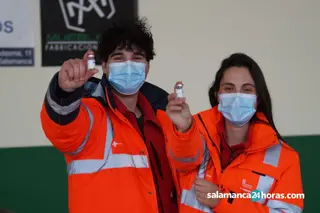 Vacunación masiva en Alba de Tormes