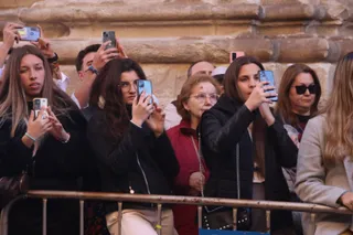 Ambiente en la Procesión de la Hermandad de Jesús Despojado y María Santísima de la Caridad y del Consuelo