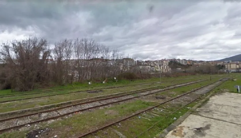 Línea ferroviaria Ruta de la Plata a su paso por Béjar.