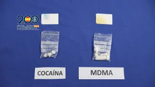 Material incautado por la Policía Nacional