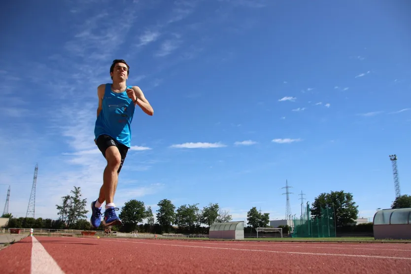 Diego Ruiz antes de su viaje a los Juegos Paralímpicos Europeos de la Juventud en Turquía