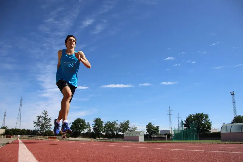 Diego Ruiz antes de su viaje a los Juegos Paralímpicos Europeos de la Juventud en Turquía