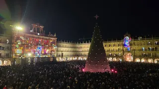 Encendido luces de Navidad en la Plaza Mayor