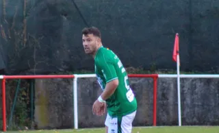 Kike López, en un partido con el Guijuelo | FOTO CD GUIJUELO