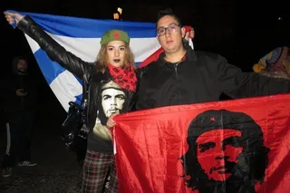 Concentración de homenaje a Fidel Castro