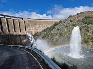 Presa de Irueña. Imagen CHD
