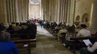 Concierto en la Catedral Vieja de Salamanca. Foto de archivo