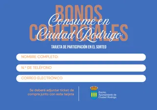 Bono compras Ciudad Rodrigo | Ayuntamiento de Ciudad Rodrigo
