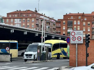 Huelga de autobuses en Salamanca, 28 de octubre. Fotos S24H