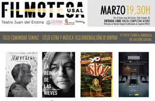 Cartel del mes de marzo de la Filmoteca. Foto JCyL