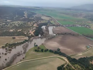 Inundaciones en El Espinar. Foto ICAL