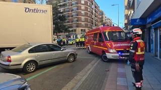 Accidente en la avenida de Villamayor | Andrea Mateos