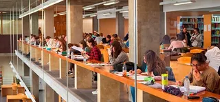 Estudiantes en la USAL. Foto Comunicación USAL