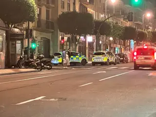 Una intervención de la Policía Local en Gran Vía en una imagen de archivo | Foto: S24H