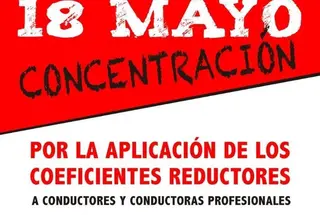 CGT huelga general de 24 horas para lograr la jubilación de los conductores profesionales a los 60 años