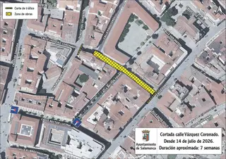Salamanca continúa el plan de mejora del firme con nuevos cortes de tráfico