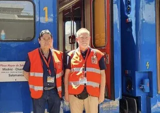 Salamanca acoge la visita del Tren Turístico de la Asociación de Amigos del Ferrocarril de Madrid