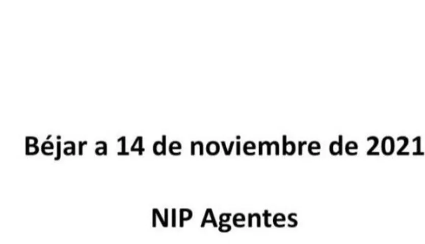 Fecha informe de la Policía Local de Béjar