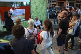 Inauguración del paseo Arte en la Calle de la Asociación de Vecinos de Garrido.