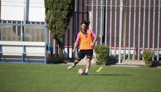 Pedraza, durante un entrenamiento | FOTO SALAMANCA24HORAS.COM