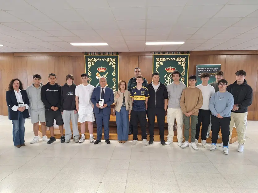 Entrega de premios de la VII edición Ciberliga de la Guardia Civil en Salamanca