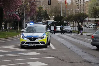 Policía Local en la plaza de España | Foto de archivo