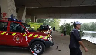 Despliegue de los servicios de emergencias en la zona Foto: María Lorenzo