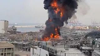 Incendio en beirut