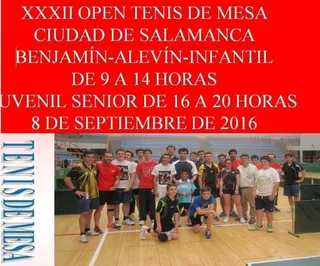 El pabellón de La Alamedilla acogerá la XXXII edición del Open de Ferias de tenis de mesa