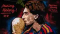 El mural de Ferrán Torres pintado por el artista 'TvBoy' - 'TvBoy'