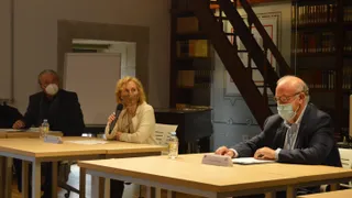 Visita de Vicente del Bosque y Jorge D'Alessandro a la Universidad Pontificia (3)