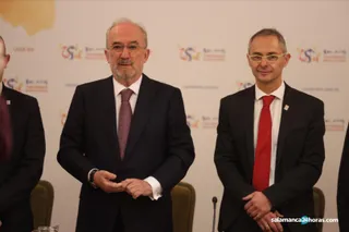 Rueda de prensa de Santiago Muñoz Machado antes de ser investido doctor honoris causa 2