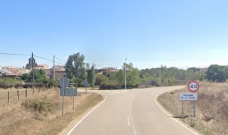 Entrada al municipio salmantino de Villar de la Yegua. Google Maps