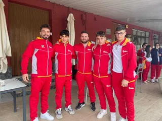Imagen de varios participantes del BM Salamanca | FOTO BM SALAMANCA