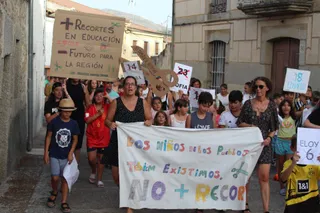 Concentración del AMPA en Santibáñez de Béjar
