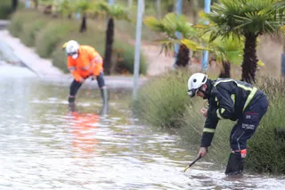 Inundaciones en la carretera Madrid | Imagen de archivo Salamanca24horas