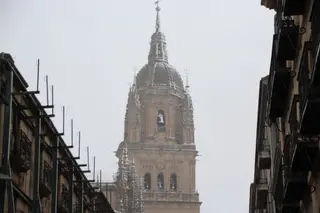 Nieve en Salamanca capital