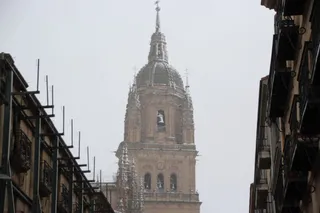 Nieve en Salamanca capital