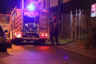 Incendio en un inmueble de la calle Salmerón | Foto: S24H