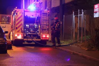 Incendio en un inmueble de la calle Salmerón | Foto: S24H