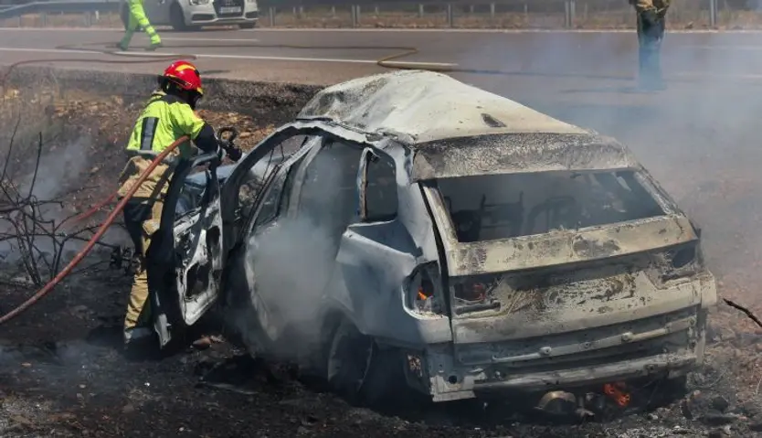 Accidente en la A 62, entre Sancti Spiritus y Martín de Yeltes (4) Jose Vicente