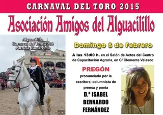 Amigos del Alguacilillo cuenta los días para escuchar a Isabel Bernardo